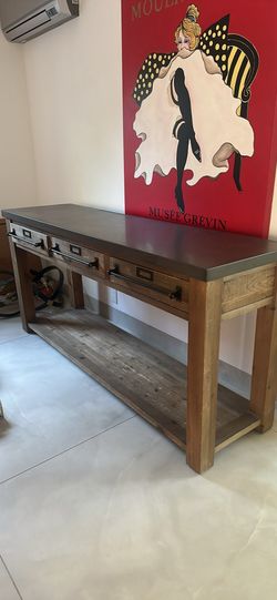 Restoration hardware media/console