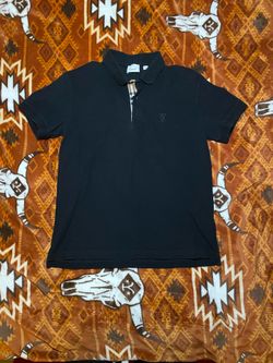 Burberry black polo shirt