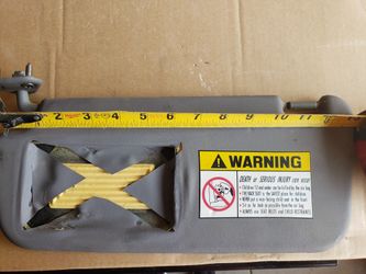 Left side sun visor for Hyundai