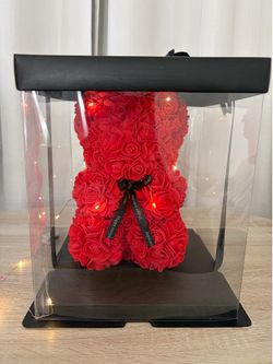Forever flowers teddy bear