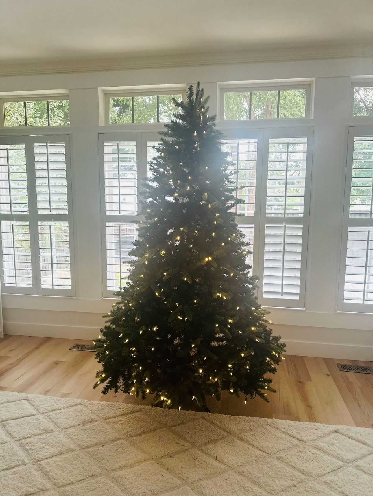 9 Feet Pre-lit Radiant Micro LED Artificial Christmas Tree