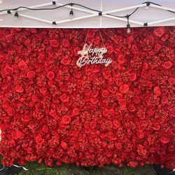 Luxury flower wall 8x8