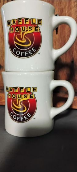 ORIGINAL WAFFLE HOUSE COFFEE MUGS SET