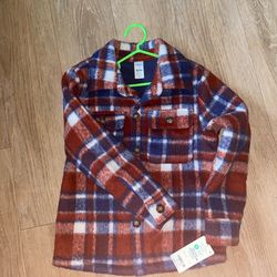 Boys Carter jacket size 6 brown and blue W/tags