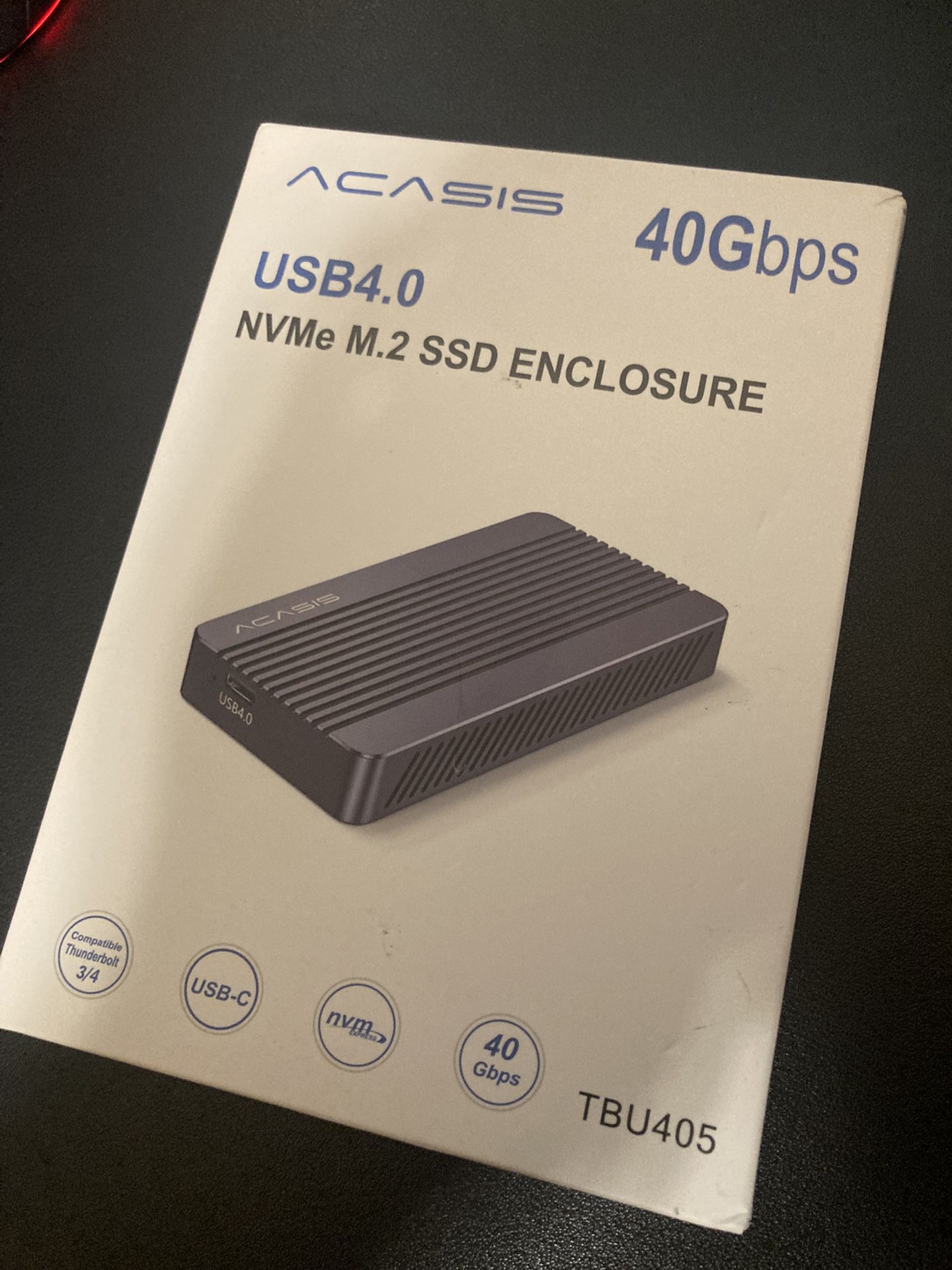 Acasis 40Gbps M.2 Nvme SSD Enclosure Compatible with Thunderbolt 3/4, –  ACASIS Electronics