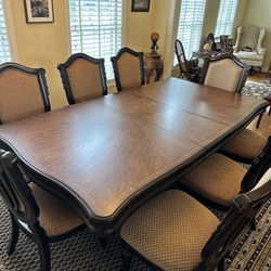 Dining Table With Chairs And Buffet
