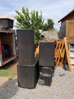 JBL speakers and sub