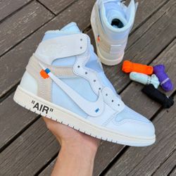 Jordan 1 off white sz 4-13