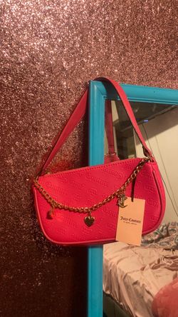 Juicy Couture Pink Shoulder Bag with Chain