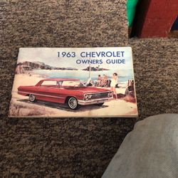 1963 Chevrolet Owners Guide 