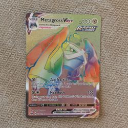 Metagross Vmax Rainbow Rare Pokémon Card