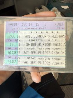 Sports card/ticket