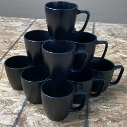 14oz Black Mugs