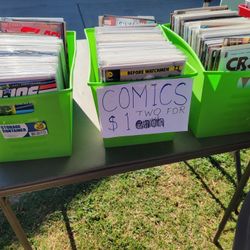 COMICS & COLLECTIBLES POP UP SALE MARVEL DC SPIDERMAN WOLVERINE VENOM CARNAGE AVENGERS BATMAN 