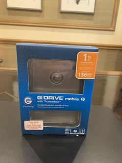 G drive mobile with Thunderbolt