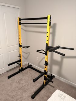 HulkFit Pro Series Squat Rack & Attachments 