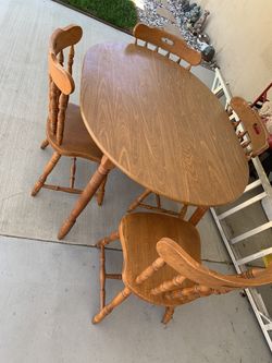Dining table with chairs