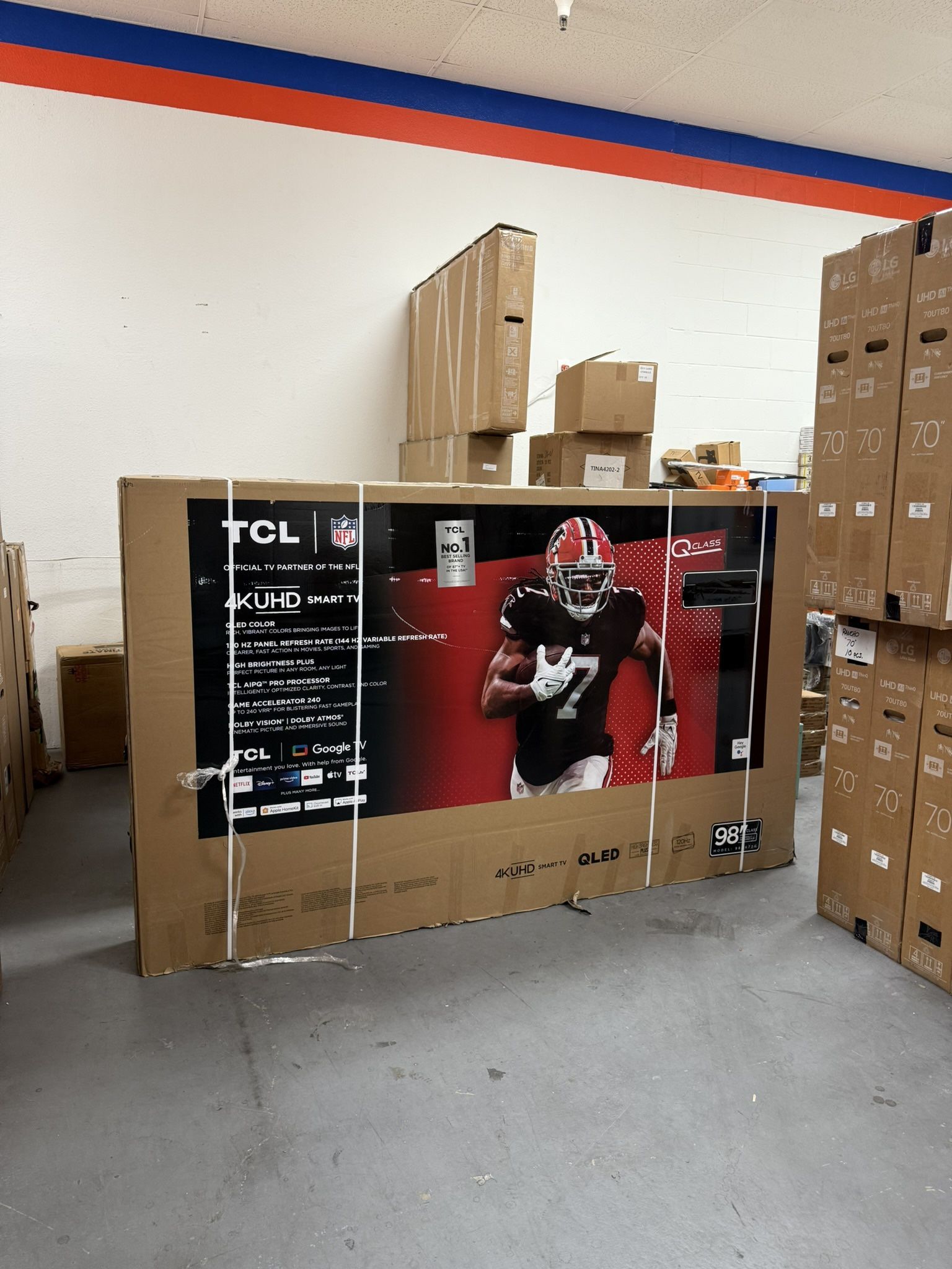 98” TCL QLED Q651G 4K HDR Smart TV