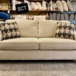 ❗Abinger Natural Living Room Set (Sofa And Loveseat) 