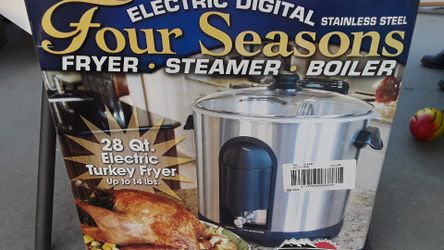 Electric digital FOUR SEASONS FRYER, STEAMER, BOILER