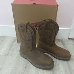 Red Wing, Steel Toe Work Boot.  Size 9 W