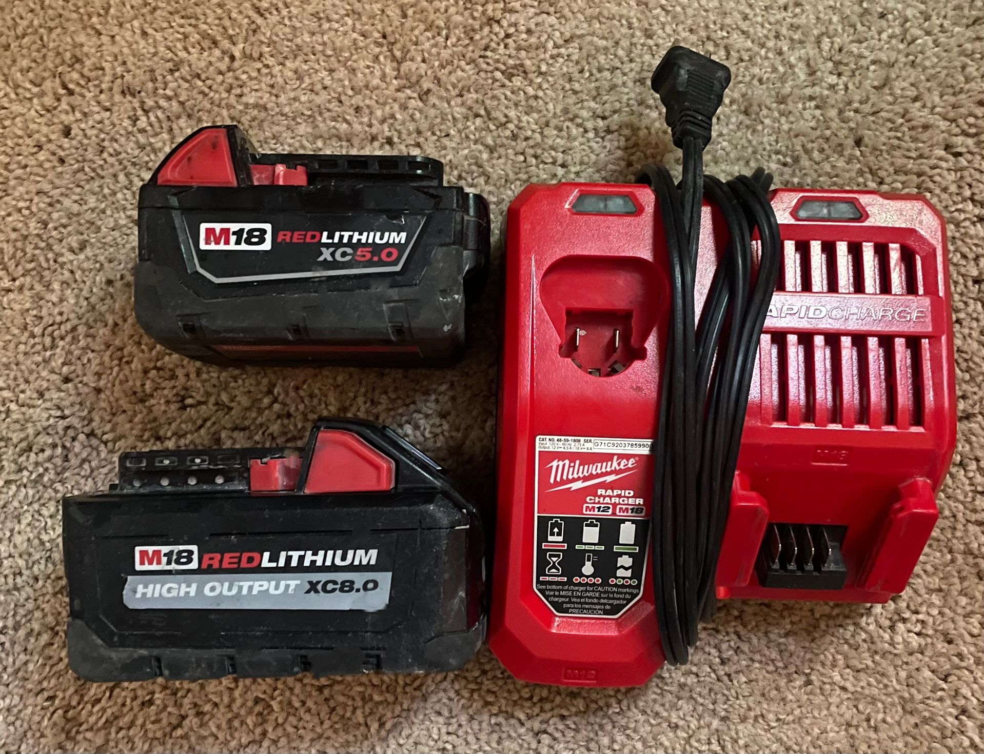 Batteries + Charger