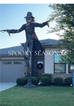 Giant Halloween Scarecrow Yard Decoration
