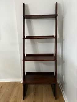 Wood shelves unit