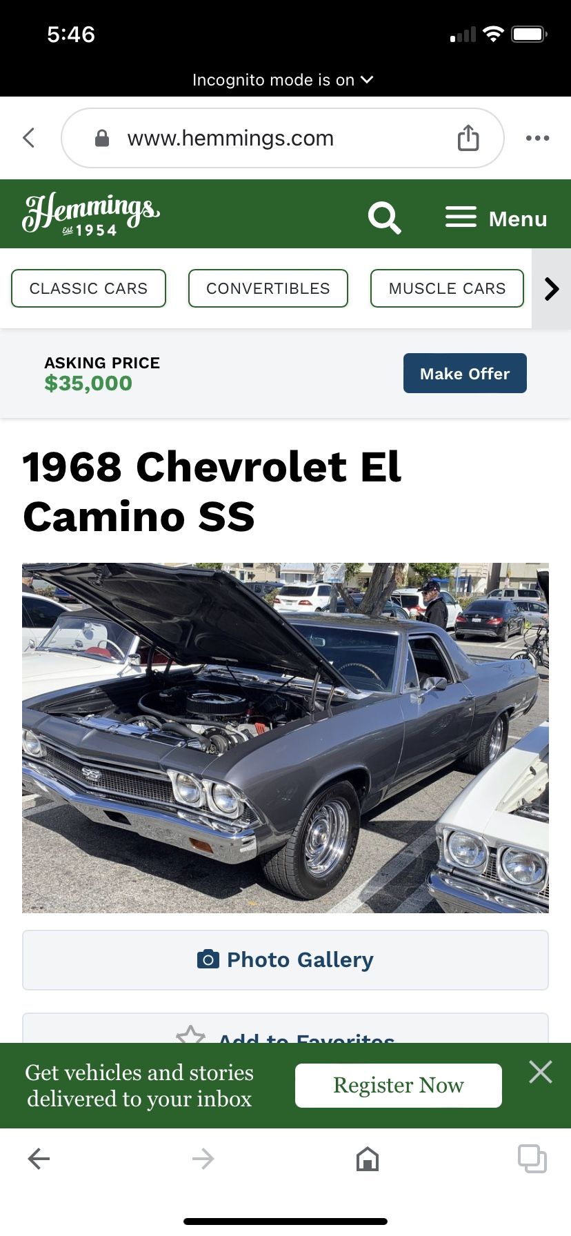 1968 El Camino SS