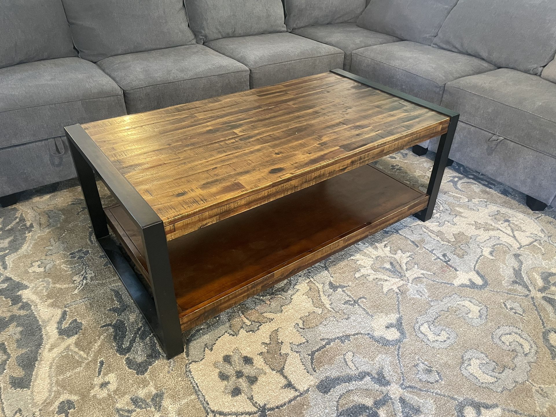 Sled Coffee Table with Storage