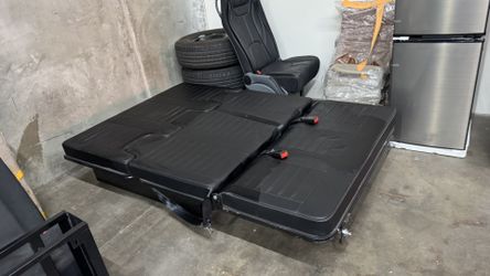 Triple Rock&roll Van Seat transforms To Bed
