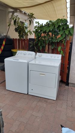 Washer and gas dryer