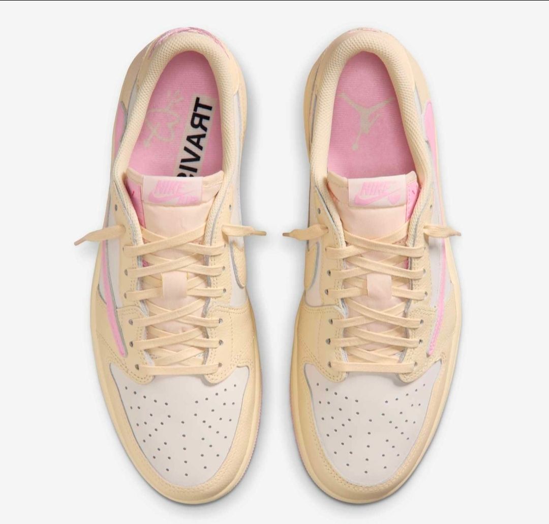 Jordan 1 Retro Low OG SP Travis Scott Shy Pink