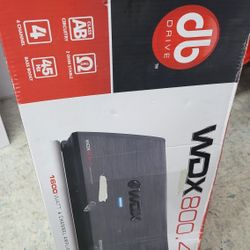 DB Drive 800.4 1600 Watts WDX 4 Channel Amplifier 