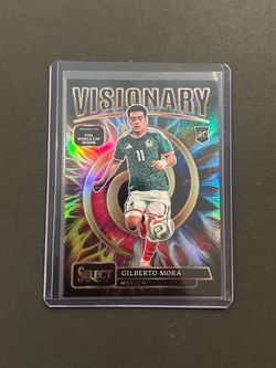 2025-26 Select Gilberto Mora Visionary RC #12 SSP Case Hit Mexico Prizm