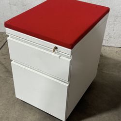 Rolling File Cabinet with Drawer Storage (Lockable)