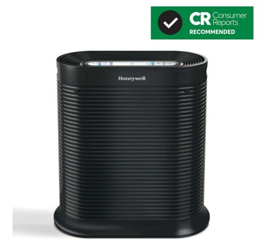 Honeywell True HEPA Air Purifier Allergen Plus Series - Black - Wildfire/Smoke, Pollen, Pet Dander, & Dust Air Purifier, HPA300