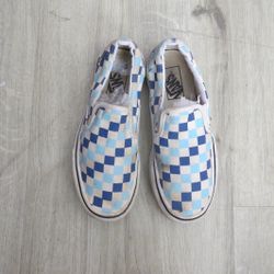 Black & White Vans Checkered Slip On 
