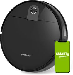 Greenworks Robotic Vacuum GRV-1010 Self-Charging, Wi-Fi Connectivity, 2200Pa (New)