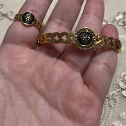 Bangles And Ring 💍 New In Bag Stainless Steel 