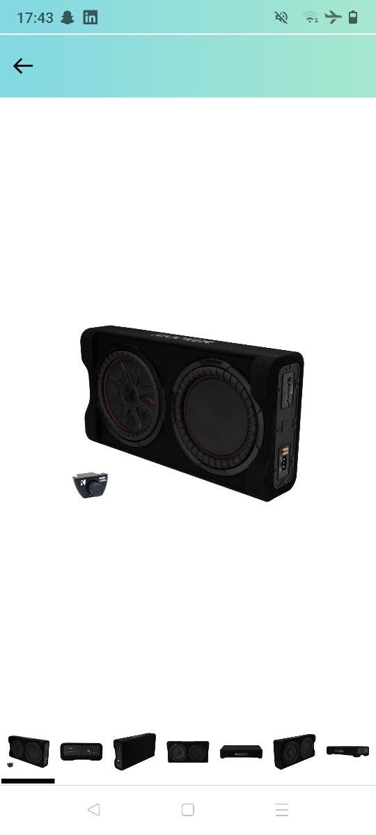 Kicker 51PTRTP12 - TRTP 12" 500w Powered Down Firing Loaded Subwoofer Enclosure