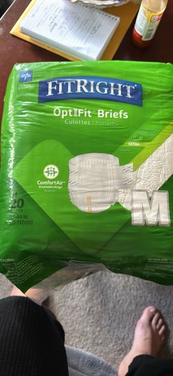 Fit Right Briefs Size Medium Qty 20