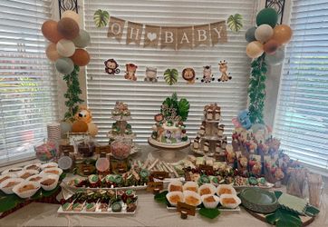 Safari Baby Shower Complete Party Set