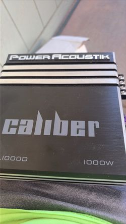 Power Acoustik Caliber 1000D 1000W Car Amplifier