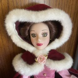 Avon Exclusive 2002 Disney Princess Belle Porcelain Doll 16"