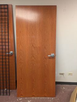 Heavy duty office doors with frame