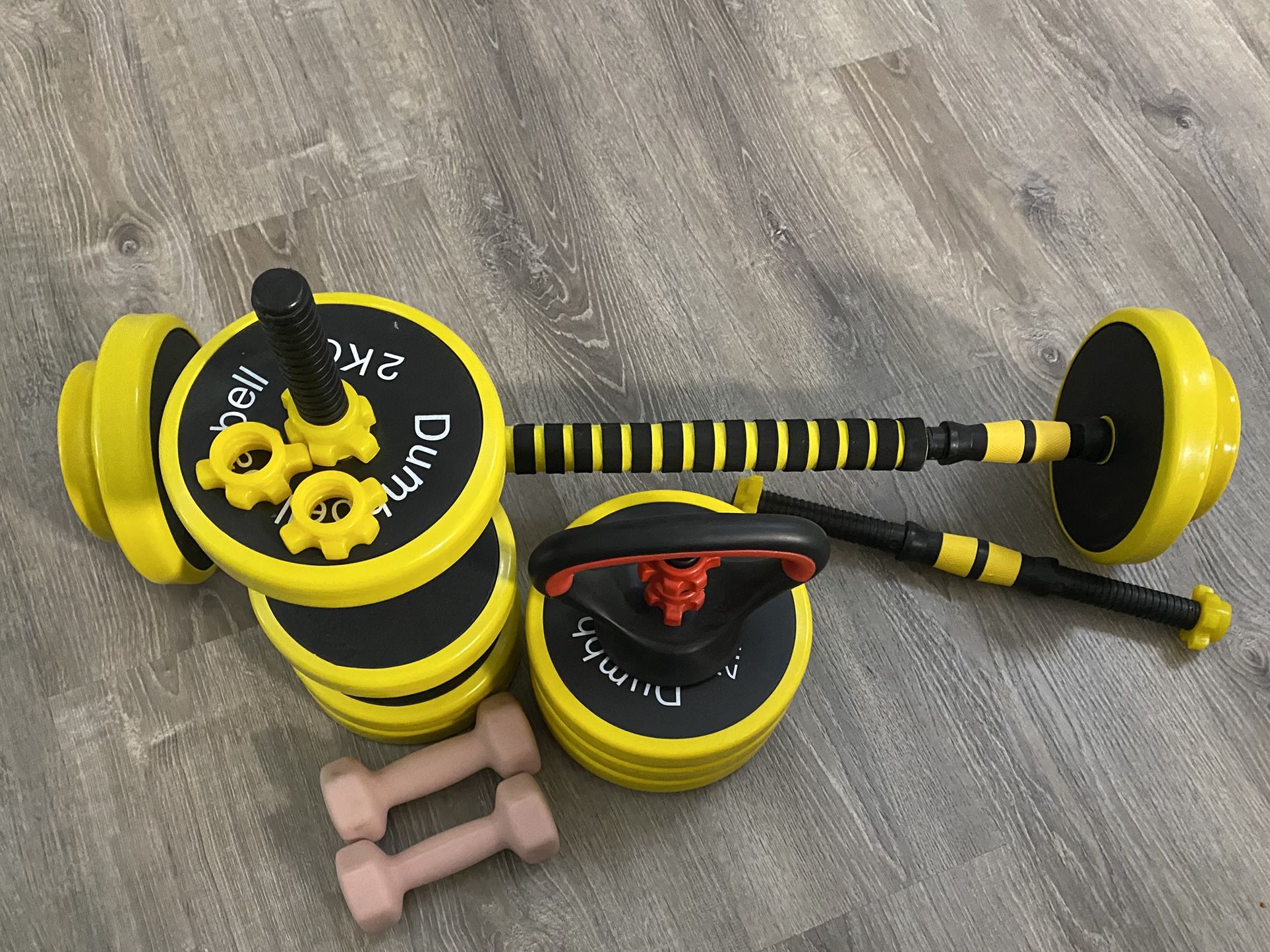 Dumbbell Sets Adjustable Weights, 50 Lbs