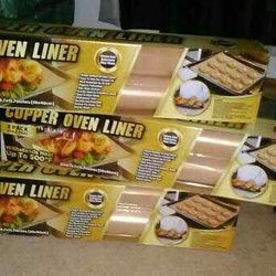 Oven/grill liners* 2 rolls per box* new 