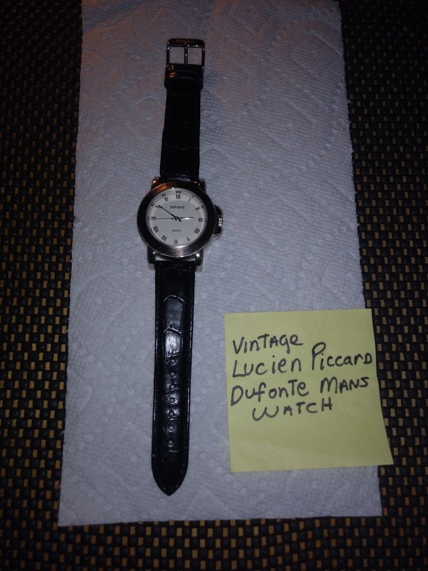Vintage Lucien Picard Dufonte Men's Watch. It Is Working! All Sales Final.