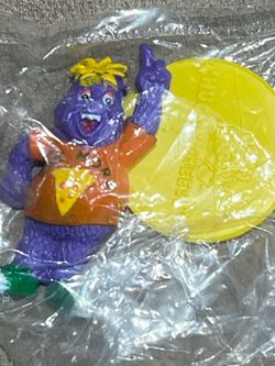 Vtg 2003 Chuck E Cheese Mr. Munch 1.5" Showbiz Pizza PVC Figure new